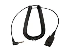 Jabra PC CORD - Hodetelefonkabel - minijakk hann til Quick Disconnect for BIZ 1500, 2300, 2400