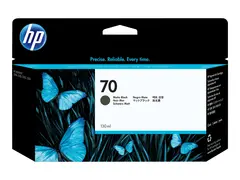 HP 70 - 130 ml - matt svart - original - DesignJet blekkpatron - for DesignJet HD Pro MFP, T120, Z2100, Z3100, Z3100ps, Z3200, Z3200ps, Z5200, Z5400