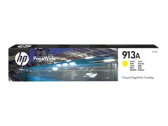 HP 913A - Gul - original - PageWide blekkpatron - for PageWide 352, 377, MFP 377; PageWide Pro 452, 477, 552, 577, MFP 477