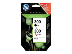 HP 300 - 2-pack - svart, farge (cyan, magenta, gul) original - blekkpatron - for Deskjet F4210, F4213, F4230, F4235, F4250, F4273, F4274, F4275, F4283, F4288, F4292, F4293