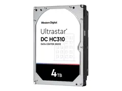 WD Ultrastar DC HC310 HUS726T4TAL4201 Harddisk - kryptert - 4 TB - intern - 3.5&quot; - SAS 12Gb/s - 7200 rpm - buffer: 256 MB - TCG Encryption