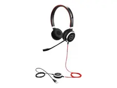 Jabra Evolve 40 UC stereo - Hodesett on-ear - kablet - 3,5 mm jakk