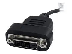 StarTech.com DisplayPort to DVI Adapter - Active Conversion 1920x1200 - DP to DVI Single Link Converter for DVI-D Display (DP2DVIS) - DisplayPort-adapter - DisplayPort (hann) til DVI-D (hunn) - 20 cm - svart - for P/N: DKM30CHDPD, DKM30CHDPDUE, SV231QDPU34K, TB32DP14, TB3CDK2DPUE, TB3CDOCKDP, TB3DKM2DPL