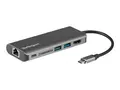 STARTECH.COM USB-C Multiport Adapter w SD Slot - PD - 4K HDMI GbE - USB-A