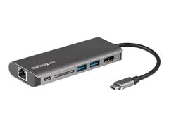 STARTECH.COM USB-C Multiport Adapter w SD Slot - PD - 4K HDMI GbE - USB-A