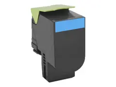 Lexmark 802HC - H&#248;y ytelse - cyan original - tonerpatron LCCP, LRP - for Lexmark CX410de, CX410dte, CX410e, CX510de, CX510dhe, CX510dthe