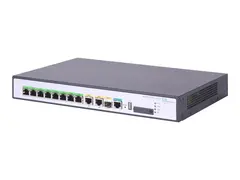 HPE FlexNetwork MSR958 - Ruter 8-portssvitsj - 1GbE - WAN-porter: 2 - rackmonterbar