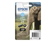 Epson 24 - 5.1 ml - lys cyan - original - blekkpatron for Expression Photo XP-55, 750, 760, 850, 860, 950, 960, 970; Expression Premium XP-750, 850