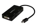 StarTech.com 3 in 1 Mini DisplayPort Adapter 1080p - Mini DP / Thunderbolt to HDMI / VGA / DVI Splitter for Your Monitor (MDP2VGDVHD) - video adapter - Mini DisplayPort / HDMI / DVI / VGA - 27 cm