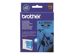 Brother LC1000C - Cyan - original - blekkpatron for Brother DCP-350, 353, 357, 560, 750, 770, MFC-3360, 465, 5460, 5860, 660, 680, 845, 885