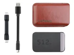 Lenovo - SSD - 1 TB - ekstern (b&#230;rbar) (USB-C kontakt) svart