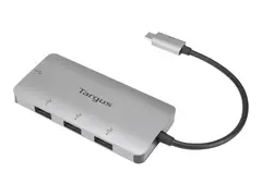 Targus - Hub - 4 x SuperSpeed USB 3.0 - stasjon&#230;r