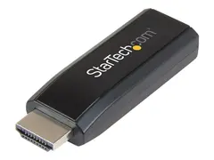 StarTech.com HDMI to VGA Adapter - Aux Audio Output Compact - 1920x1200 - HDMI to VGA (HD2VGAMICRA) - Videokonverter - HDMI - VGA - svart