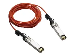 HPE Aruba Direct Attach Copper Cable - Direkte 10GBase-koblingskabel SFP+ til SFP+ - 1 m - for HPE Aruba 2540 48, 2930F 24, 2930M 24, 6200F 12, 6200M 24, 83XX; CX 10000, 6405 v2, 8360