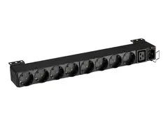 Eaton FlexPDU - Str&#248;mfordelerenhet (kan monteres i rack) AC 220-240 V - 3000 VA - inngang: IEC 60320 C20 16A - utgangskontakter: 9 (IEC-kobling, CEE 7/4) - 1U - 19&quot;