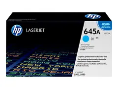 HP 645A - Cyan - original - LaserJet tonerpatron (C9731A) - for Color LaserJet 5500, 5550