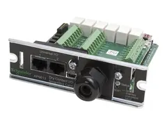 Schneider Dry Contact I/O SmartSlot Card UPS-administrasjonsmodul - svart - for P/N: SMTL1000RMI2UC, SMX1000C, SMX1500RM2UC, SMX1500RM2UCNC, SMX750C, SMX750CNC