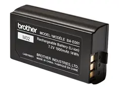 Brother BA-E001 - Skriverbatteri - litiumion for Brother PT-P750; P-Touch PT-750, E300, E310, E500, E550, H500, P750; P-Touch EDGE PT-P750