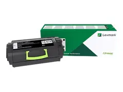 Lexmark 522X - Ekstra h&#248;y ytelse - svart original - tonerpatron LCCP, LRP - for Lexmark MS811dn, MS811dtn, MS811n, MS812de, MS812dn, MS812dtn