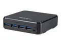 StarTech.com USB 3.0 Peripheral Sharing Switch 4 USB 3.0 x 4 Computers - Mac / Windows / Linux - USB A/B Switch - USB Switch (HBS304A24A) - Hub - 8 x SuperSpeed USB 3.0 - stasjon&#230;r