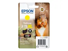 Epson 378XL - 9.3 ml - XL - gul original - blister - blekkpatron - for Expression Home XP-8605, 8606; Expression Home HD XP-15000; Expression Photo XP-8505, 8700