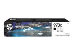 HP 973X - H&#248;y ytelse - svart - original - PageWide blekkpatron - for PageWide Managed P55250; PageWide Pro 452, 477, 552, 577, MFP 477