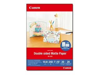 Canon MP-101D - Dobbelmatt - 10,8 mille - 177.8 x 254 mm 240 g/m&#178; - 20 ark fotopapir