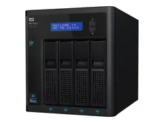 WD My Cloud PR4100 WDBNFA0400KBK NAS-server - 4 br&#248;nner - 40 TB - HDD 10 TB x 4 - RAID RAID 0, 1, 5, 10, JBOD - RAM 4 GB - Gigabit Ethernet