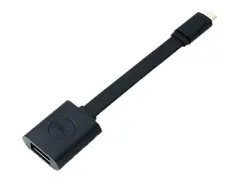 Dell - USB-adapter - 24 pin USB-C (hann) til USB-type A (hunn) USB 3.1 - 13.2 cm - svart