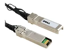 Dell 10GbE Copper Twinax Direct Attach Cable Direktekoblingskabel - SFP+ (hann) til SFP+ (hann) - 3 m - toakset - for Networking N1148; PowerSwitch S4112, S5212, S5232, S5296; Networking S4048, X1026, X1052