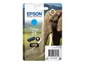 Epson 24 - 4.6 ml - cyan - original - blekkpatron for Expression Photo XP-55, 750, 760, 850, 860, 950, 960, 970; Expression Premium XP-750, 850