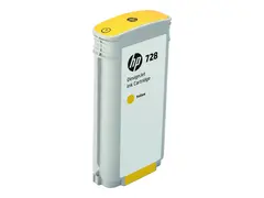 HP 728 - 130 ml - gul - original - DesignJet blekkpatron - for DesignJet T730, T830