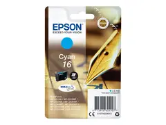 Epson 16 - 3.1 ml - cyan - original - blekkpatron for WorkForce WF-2010, 2510, 2520, 2530, 2540, 2630, 2650, 2660, 2750, 2760