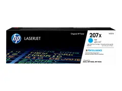 HP 207X - H&#248;y ytelse - cyan - original - LaserJet tonerpatron (W2211X) - for Color LaserJet Pro M255dw, M255nw, MFP M282nw, MFP M283fdn, MFP M283fdw