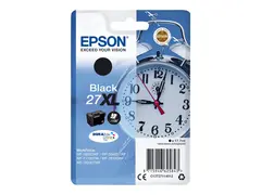 Epson 27XL - 17.7 ml - XL - svart - original blekkpatron - for WorkForce WF-3620, WF-3640, WF-7110, WF-7210, WF-7610, WF-7620, WF-7710, WF-7715, WF-7720