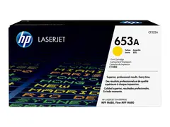 HP 653A - Gul - original - LaserJet - tonerpatron (CF322A) for Color LaserJet Enterprise MFP M680; LaserJet Enterprise Flow MFP M680