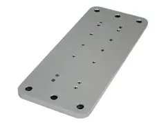 Ergotron - Monteringskomponent (veggplate) for skjerm / tastatur - aluminium - for P/N: 80-105-064