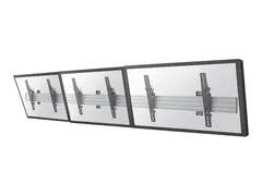 Neomounts NMPRO-WMB3 - Brakett - for 3 LCD-skjermer svart - skjermst&#248;rrelse: 32&quot;-55&quot; - veggmonterbar