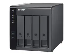 QNAP TR-004 - Harddiskarray - 0 TB - 4 br&#248;nner (SATA-300) USB 3.2 Gen 1 (ekstern)