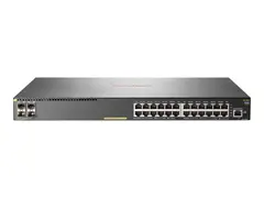 HPE Aruba 2930F 24G PoE+ 4SFP+ TAA Switch - L3 - Styrt - 24 x 10/100/1000 (PoE+) + 4 x 1 Gigabit / 10 Gigabit SFP+ (opplink) - rackmonterbar - PoE+ (370 W) - TAA-samsvar