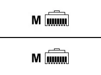 IBM - Nettverkskabel - RJ-45 (hann) til RJ-45 (hann) 25 m - bl&#229;