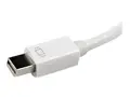 StarTech.com Travel A/V Adapter: 3-in-1 Mini DisplayPort to VGA DVI or HDMI Converter White (MDP2VGDVHDW) - Videokonverter - DisplayPort - DVI, HDMI, VGA - hvit - for Apple MacBook Air