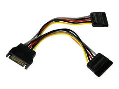 StarTech.com 6in SATA Power Y Splitter Cable Adapter M/F - Power splitter - SATA power (M) to SATA power (F) - 6 in - PYO2SATA - Str&#248;msplitter - SATA-str&#248;m (hann) til SATA-str&#248;m (hunn) - 15.2 cm - for P/N: BRACKET125PT, BRACKET125PTP, BRACKET425F, PEXUSB311AC3, S251BU31REM, SATBP125VP