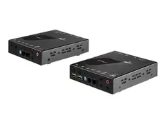 StarTech.com HDMI KVM Extender over IP Network 4K 30Hz HDMI and USB over IP LAN or Cat5e/Cat6 Ethernet (100m/330ft) - Remote KVM Console - Video/lyd-forlenger - HDMI - opp til 100 km - TAA-samsvar