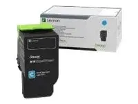 Lexmark - Ekstra h&#248;y ytelse - cyan original - tonerpatron LCCP - for Lexmark CS421dn, CX421adn, CX522ade, CX522de