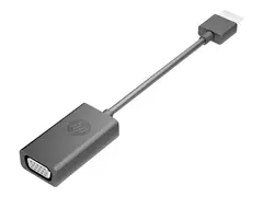 HP HDMI to VGA Display Adapter Video adapter - HD-15 (VGA) hunn til HDMI hann - 17.3 cm - 1080p-st&#248;tte - for HP 20, 22, 24, 27; Pavilion 24, 27, 590, 595; Pavilion Laptop 13, 14, 15, 17