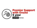 Lenovo Premier Support with Onsite NBD - Utvidet serviceavtale deler og arbeid (for system med 3-&#229;rs deponerings- eller b&#230;re-inn-garanti) - 5 &#229;r (fra opprinnelig kj&#248;psdato for utstyret) - p&#229; stedet - responstid: NBD - for ThinkPad L13 Yoga Gen 3; L13 Yoga Gen 4; L14 Gen 3; L15 Gen 4; T14 Gen 4; T14s Gen 3