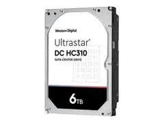 WD Ultrastar DC HC310 - Harddisk kryptert - 6 TB - intern (stasjon&#230;r) - 3.5&quot; - SAS 12Gb/s - 7200 rpm - buffer: 256 MB - FIPS 140-2 Level 2 - Self-Encrypting Drive (SED), TCG Encryption