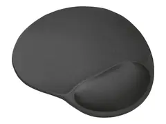 Trust Bigfoot Gel Mouse Pad - Musematte med h&#229;ndleddsst&#248;tte svart