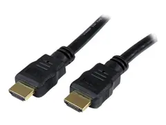 StarTech.com 0.5m High Speed HDMI Cable - Ultra HD 4k x 2k HDMI Cable HDMI to HDMI M/M - 50cm HDMI 1.4 Cable - Audio/Video Gold-Plated (HDMM50CM) - HDMI-kabel - HDMI hann til HDMI hann - 50 cm - skjermet - svart